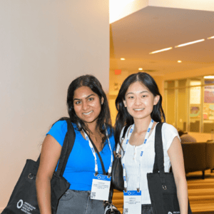 Two students at the ACHA Annual Meeting